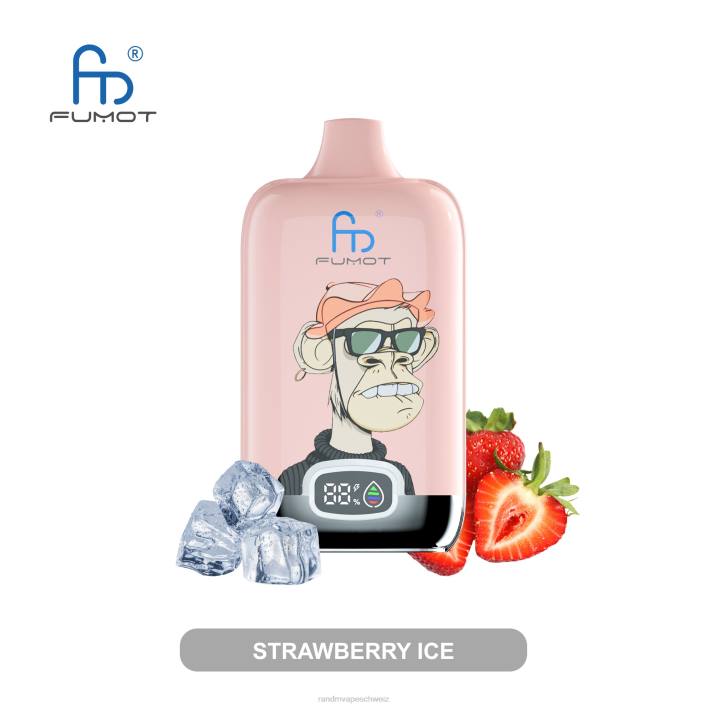 RandM Tornado Schweiz | Fumot Original RandM Digital Box 00P213 12000-Akku und Liquid-Display-Vape-Gerät gemischte Beeren